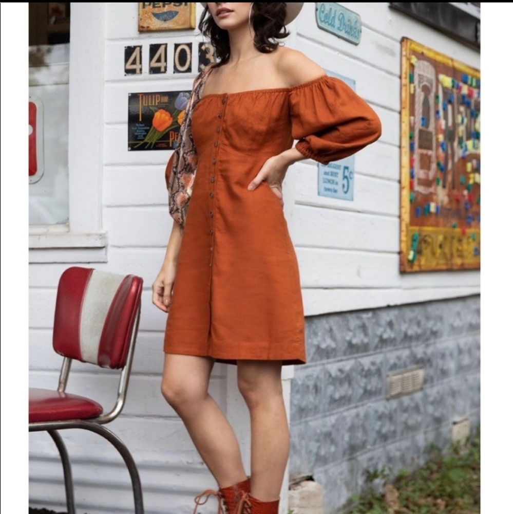 FINAL PRICE! RARE $248 Spell Gypsy Rani Dress - Picture 2 of 6
